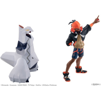 Officiële Pokemon G.E.M Series figure Raihan & Duraludon statue